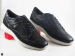 Men's casual attractive sports leather shoes - 1