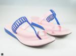 Flat slippers for ladies in Pink - 1