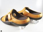 Tan Flip flop sandals in genuine leathers - 2