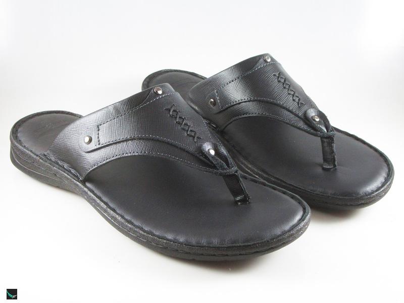 Gents cheap leather chappal