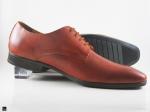 Stylish Mens Tan Laceup Leather Shoe - 2