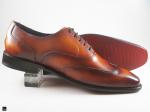 Patina finished Tan Oxford wingtip - 3