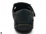 Mens slipper shoes In Black Oil-Pullup - 2