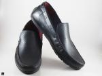 Men's casual leather loafers - 5