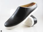 Stylish half shoes black and white - 1