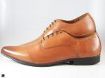 Oxford laceup tan shoe for office wear - 4