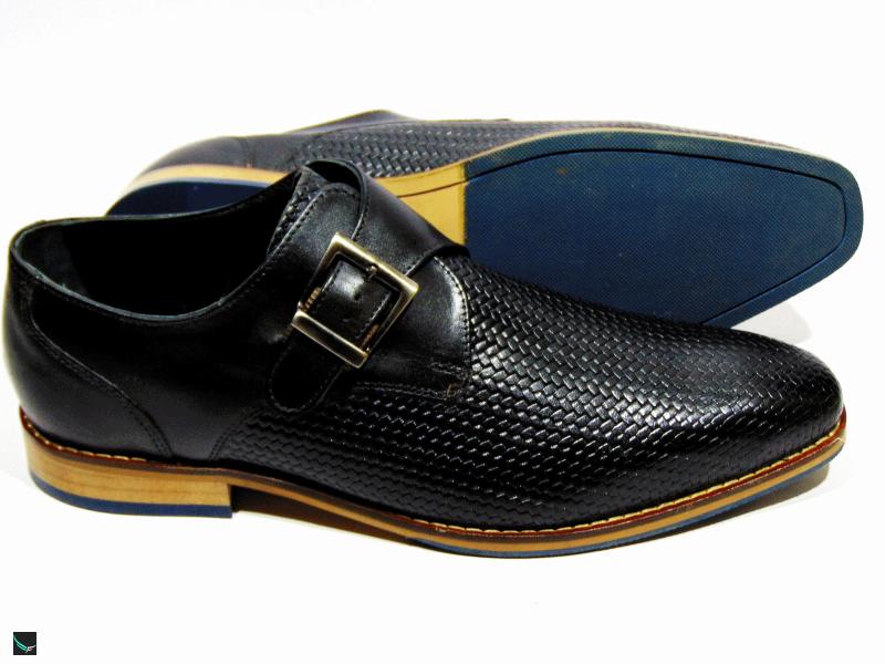 Single Strap Monk shoes for formal wear in black