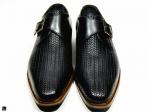 Single Strap Monk shoes for formal wear in black - 2