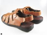 Comfortable  slippers  in Tan - 2