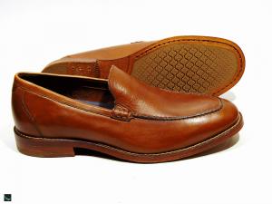 Brown cut shoes