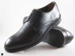 Classic Black Mens Laceup Leather Shoe - 1