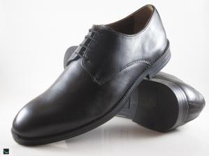 Classic Black Mens Laceup Leather Shoe