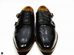 Crocoprint Leather formal shoes for mens - 2