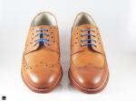 Tan Brogue with decorative perforations - 2