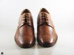 Decorated brown elite formal shoes - 1