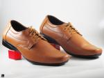 Brown pattern leather shoes - 2