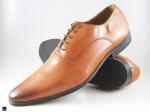 Oxford laceup tan shoe for office wear - 5