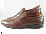 Mens Slipon Brown Leather Shoe for Office - 5