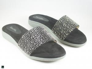 Flip-flop stone wear in black for ladies