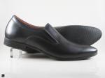 Classic Black Mens Slipon Leather Shoe - 4