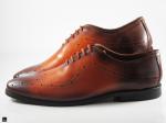 Men's stylish leather formal oxford shoes - 2