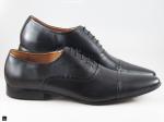 Men's genuine attractive black oxford shoes - 2