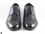 Simple black lace-up elegant office formals - 3