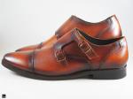 Patina finished cap toe with double monk - 3