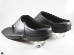 Thong strap black  sandals for mens - 2