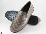 Men's stylish leather loafers - 1