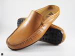 Stylish yellow milled tan loafers - 2