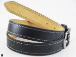 Black leather belt - 2