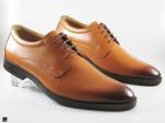 Stylish men's formal shoe for plain derby with mesh print with Toledo finishing - 1