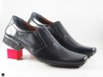 Daily wear office black cut shoes - 2