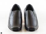 Men's formal leather slip-on shoes - 4