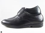 Simple black lace-up elegant office formals - 5