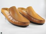 Stylish yellow milled tan loafers - 4