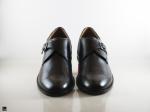 Black formal single buckle shoes - 5