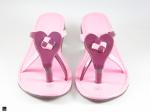 Ladies slippers in pink - 3