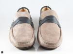 Handstitched Moccasin in suede grey - 3