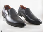 Classic Black Mens Slipon Leather Shoe - 3