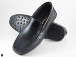 Men's casual leather loafers - 5