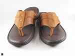 Toe ring sandal sliptype Casualwear in Tan - 4