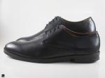 Classic Black Mens Laceup Leather Shoe - 2