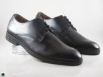 Classic Black Mens Laceup Leather Shoe - 3