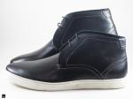 Men's casual leather boots shoes - 2