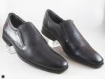 Black plain cut shoes - 1