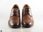 Formal brown leather shoes - 1