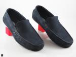 Men's navy  casual and comfort loafers - 1