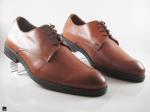 Classic Tan Laceup Leather shoe for Office wear - 1